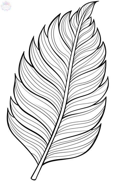 Molde Folha Para Colorir - Folha Para Colorir - Desenhos de Folhas Para Imprimir e Pintar