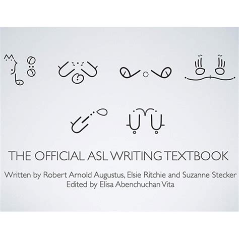 official asl writing textbook neohear