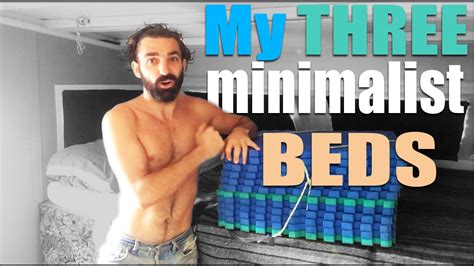 minimalist sleeps  simple living bed youtube