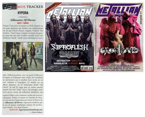 MARCH – APRIL 2022 – Metallian – Hyperia, Helsott – Salem Rose Music