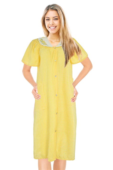JEFFRICO House Dresses for Women with Pockets - Lightweight Breathable