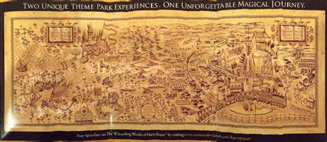 Wizarding World Of Harry Potter Map - Terminal Map