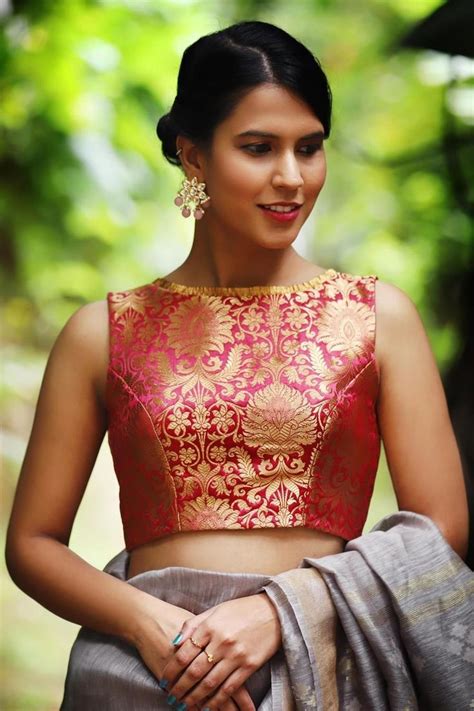 sleeveless blouse sleeveless blouse designs gold saree blouse