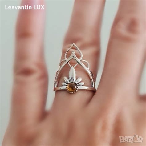 Сребърен пръстен с Турмалин в Пръстени в гр. София - ID42802762 — Bazar.bg