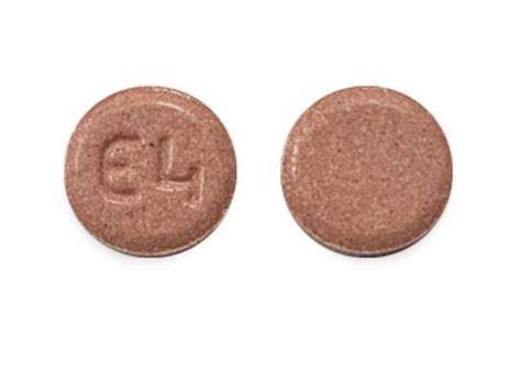 E4 pill red round 8mm