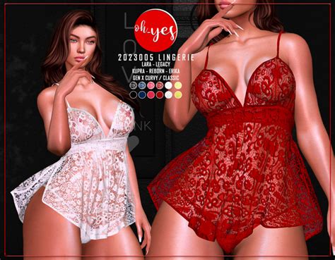 Second Life Marketplace - :::::Oh-Yes::::: 2023005 Lingerie