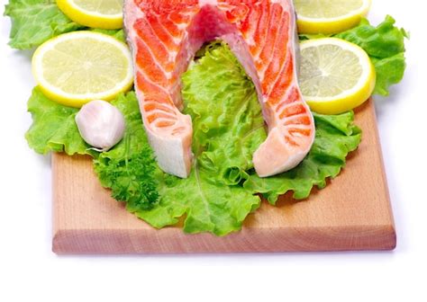 premium photo raw salmon