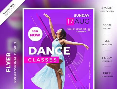 dance flyer  graphic arena  dribbble