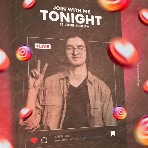 Premium PSD | Instagram Live Social Media Business Marketing Post