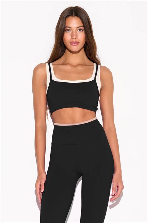 Black Gemini Longline Bra | Spiritual Gangster