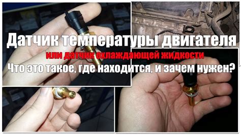 Датчик температуры двигателя - что это, как выглядит - YouTube