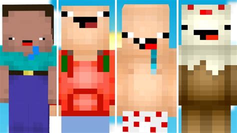 Minecraft Noob Skin Layout