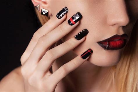 Dark Colored Nail Designs - Design Talk