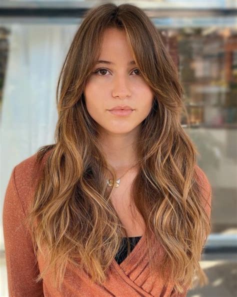 long curtain bangs hairstyles