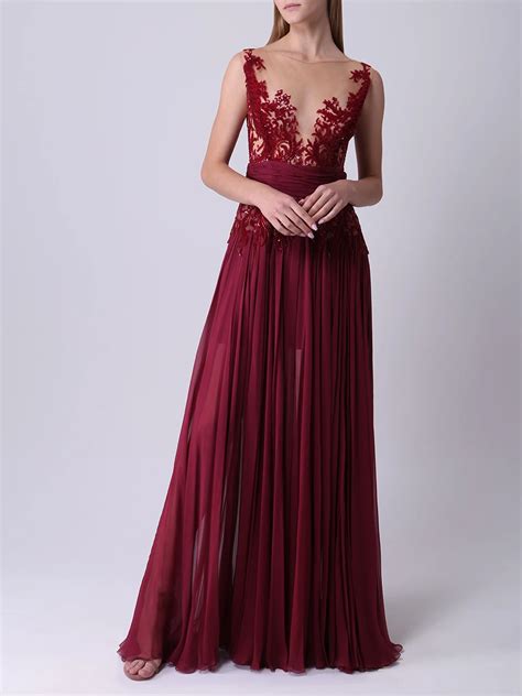 Платье вечернее шелковое от ZUHAIR MURAD за 273 250 рублей со скидкой ...