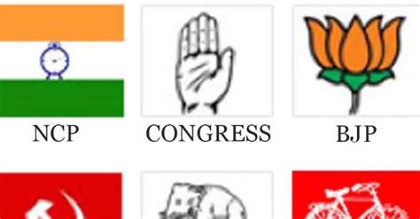 infographic list    recognized political parties  india