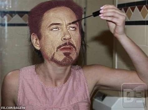 Create meme "Tony stark's face, Tony stark rolled his eyes, fun ...