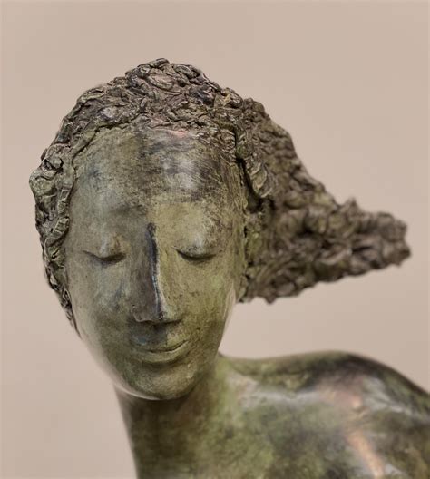 Marion Visione - Luna- 21st Century Contemporary Bronze Sculpture For