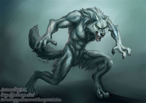 White werewolf by J-C on DeviantArt
