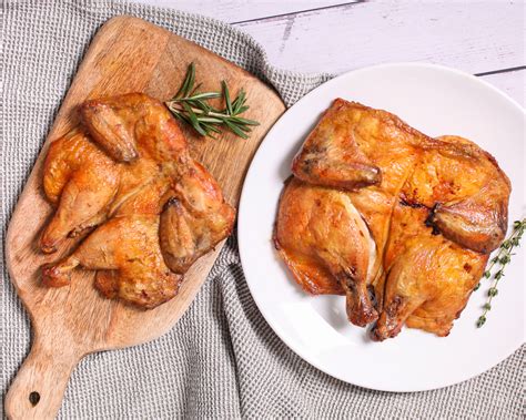 Sous vide baby free-range chicken (butterfly)