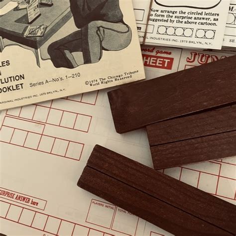 1974 Vintage Jumble No. 10 Chicago Tribune That Scrambled Word Game | eBay