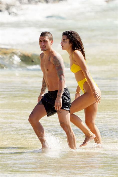 Jessica Aidi and Marco Verratti in St-Barth 12/08/2022 • CelebMafia