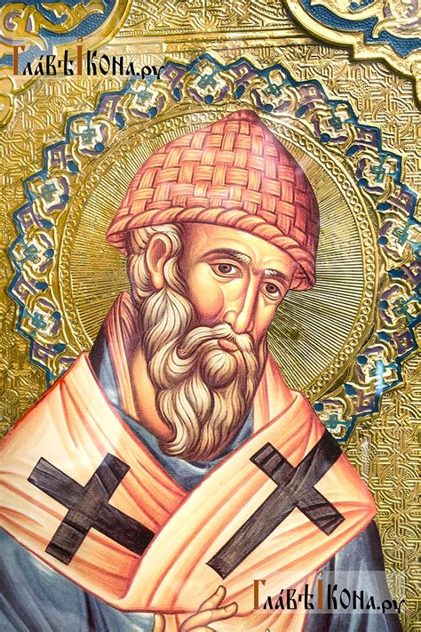 Спиридон Тримифунтский, икона храмовая в фигурном киоте, размер 60х80 ...
