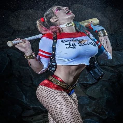 Sexy Harley Quinn Costumes Joker Uniform Suicide Squad DC Marvel Comics ...