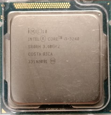 Intel Core I3-3240 @ 3.4Ghz, socket 1155