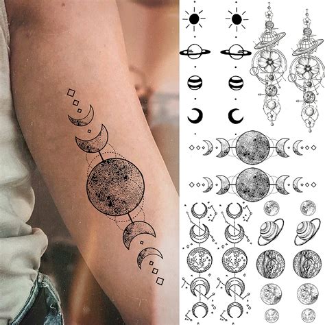 solar system tattoo 4