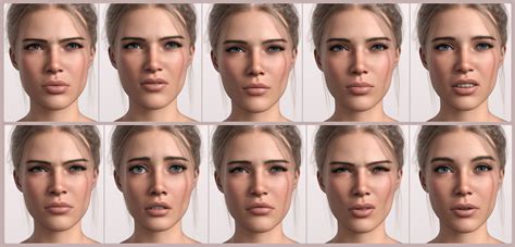 Z Action Packed Mix and Match Expressions for Genesis 9 | Daz 3D
