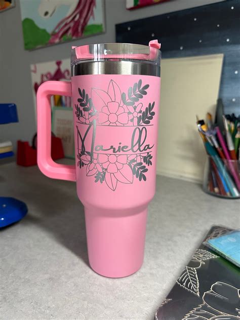 40 Oz Tumbler With Custom Decal - Etsy