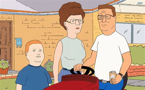 Download King Of The Hill Family Hank Bobby Peggy Wallpaper