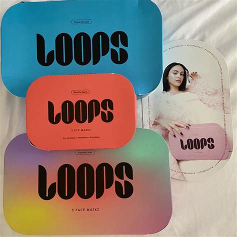 Loops Beauty face mask bundle • received as gift... - Depop