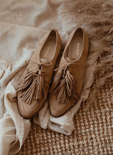 Stripes Beige - Marshall shoes