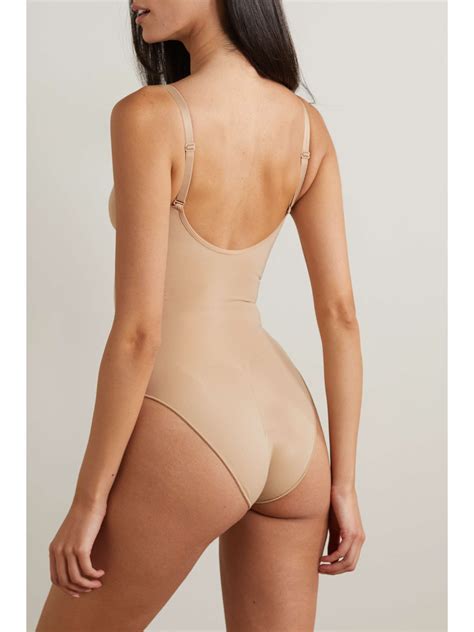 skims seamless sculpt  bodysuit mica net  porter
