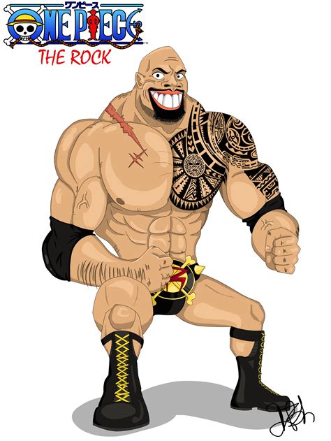 The Rock - One Piece Version by lorenzodbl on DeviantArt