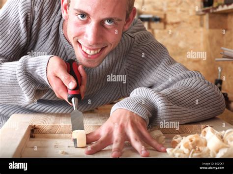 joiner chiseling  res stock photography  images alamy