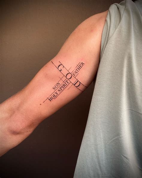 50 Best Cross Tattoo Ideas for Men of Faith | Unique christian tattoos