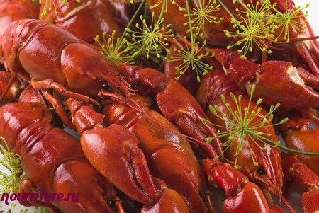 Раковые шейки в соусе "Мадера" кулинарный рецепт дома