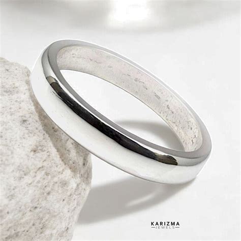 Silver Jointless Kada used for astrology purposes – Karizma Jewels