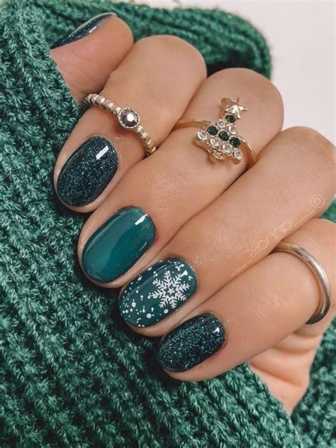 45 Christmas Wedding Nails Perfect For Christmas Weddings | Красивые ...