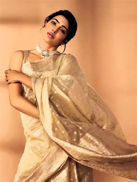 Samantha's 3 Traditional yet Contemporary Silk Saree Look for Weddings