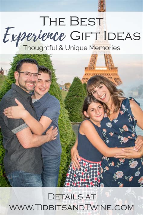 experience gift ideas  give tidbitstwine