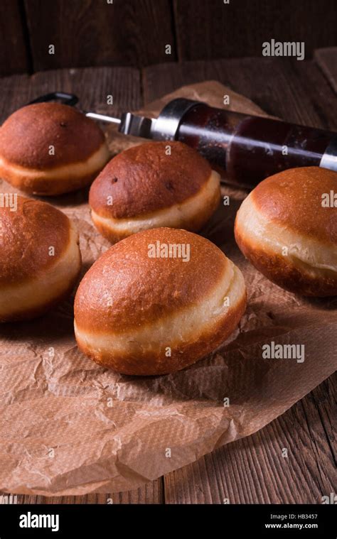 berliner bread  res stock photography  images alamy