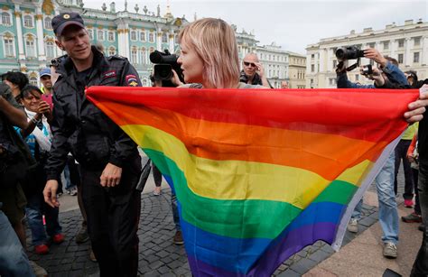 Russians arrested as Vladimir Putin launches crackdown on LGBTQ