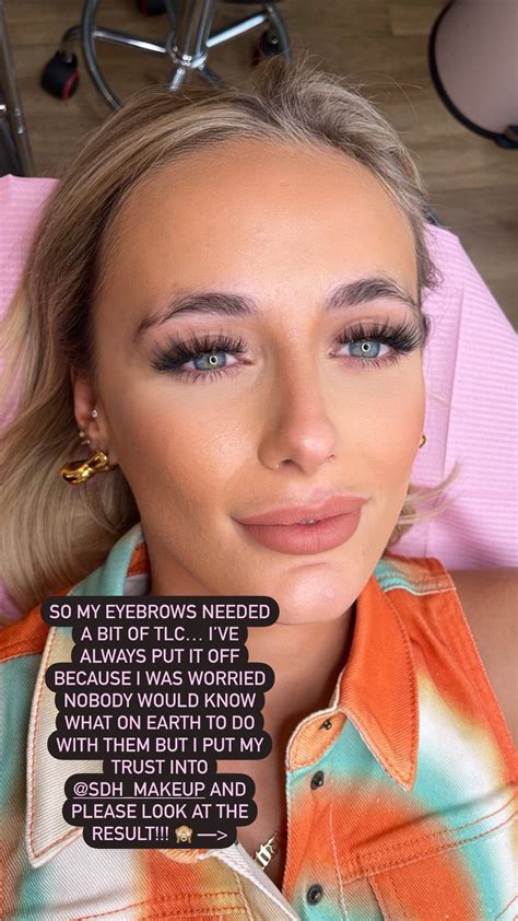 Love Island’s Millie Court unveils dramatic eyebrow