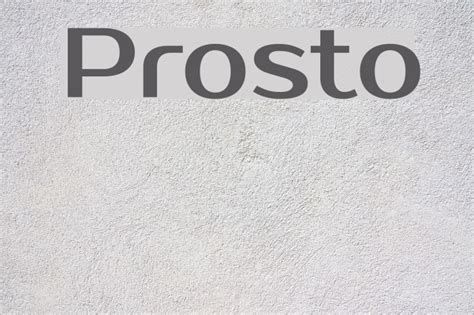 Prosto Font - FFonts.net