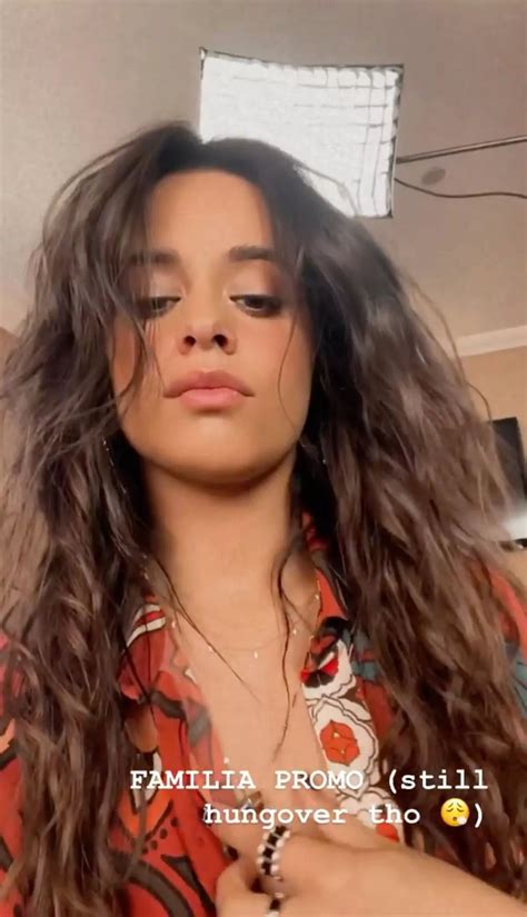 Camila Cabello admits she was hungover amid The One Show accidental