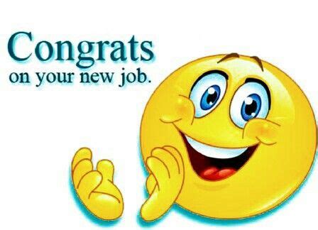 Pin by Amy on Emojis and Emoticons | New job congratulations, New job ...